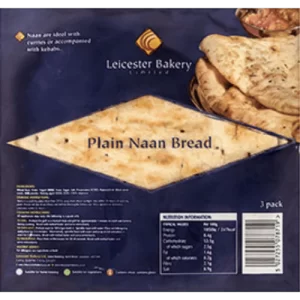 Lb Plain Naan Bread - 3pcs