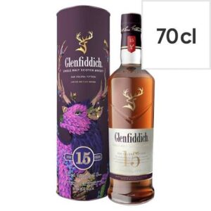 Glenfiddich 15 Year Old Single Malt Scotch Whisky 70cl