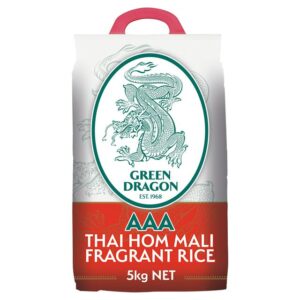 Green dragon AAA Thai Hom Mali Rice 5kg
