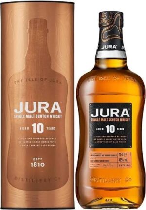 Jura 10 Year Old Single Malt Whisky 70cl
