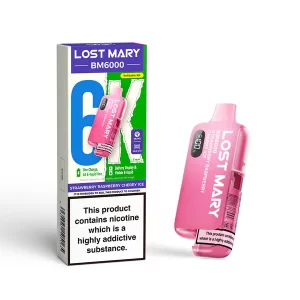 Lost Mary BM6000 Strawberry Raspberry Cherry Ice