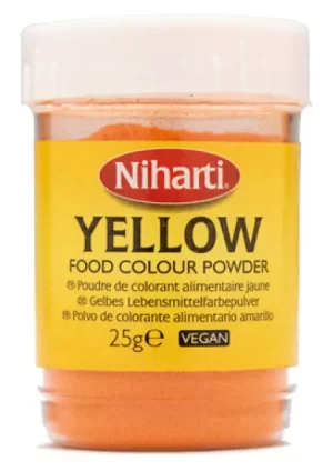 Niharti yellow food colour powder 25g