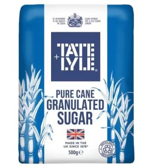 Tate & Lyle Pure Cane Granulated Sugar 500g