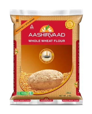 Aashirwad Whole Wheat Flour 2kg