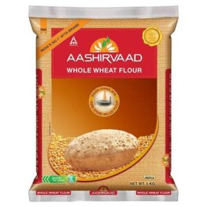 Aashirwad Whole Wheat Flour 5kg