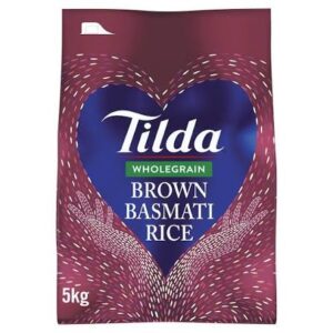 Tilda Brown Basmati Rice Wholegrain 5kg