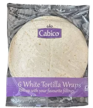 Cabico 6 White Tortilla Wraps