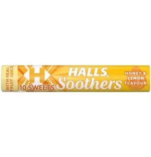 Halls Soothers Honey & Lemon Flavour 45g