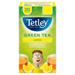 Tetley 20 Lemon Green Tea Bags 200g