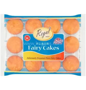 Regal Bakery 12 Plain Fairy Cakes 280g